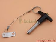 Made in China stainless steel T type quick release pin with lanyard