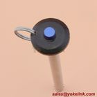 Button handle positive lock pin for fitness equipment 3/8" x 6"