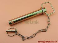 Hot sell Zinc yellow Trailer parts Hitch Pin with wire lock pin