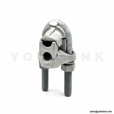 LC52AX Parallel Groove Aluminum Clamp Single Center 3/8 Bolt