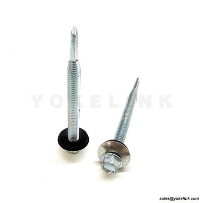 Red Painted Steel Self Tapping Roofing Screw Wing Teks Screw