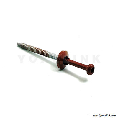 Red Painted Steel Self Tapping Roofing Screw Wing Teks Screw