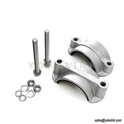 Trefoil Double Bolt PVC Aluminium Cable Cleats 15mm to 155mm