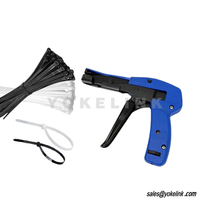 Custom LOGO Fast Shipping Resale Package Nylon Plastic Stainless Steel Metal Wrap Zip Cable Tie Tool Fastening Cutting Gun Tool