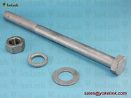 1"-8 ASTM F3125 Grade A325 Hot Dipped Galvanized Steel Structural Bolt w/A563 DH Nut & F436 Washer
