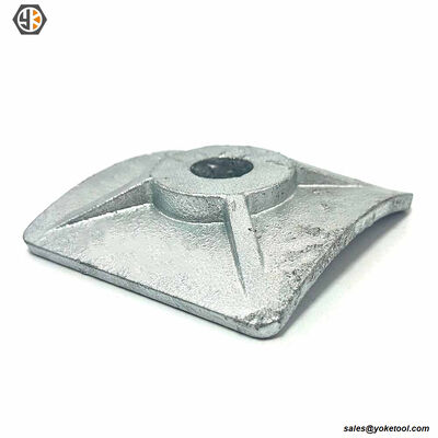 Cast Square Curved Washer HDG | Ductile Iron Utility Washer | IEEE C135.80 & CSA C83 Polelin Hardware