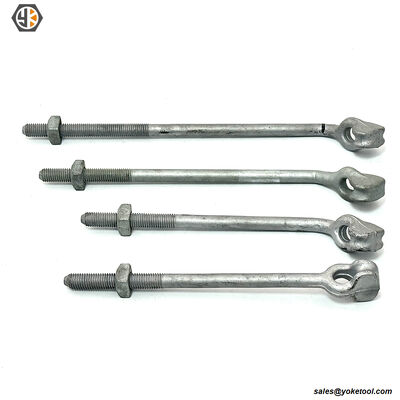 5/8'' Thimble Eye Bolt Drop Forged HDG IEEE C135.1 & CSA C83 SEC Compliant Poleline Fastener