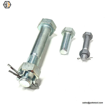 1/2" Hex Head Bolt | Hot Dip Galvanized | 7800 lbs Tensile | Utility Fasteners