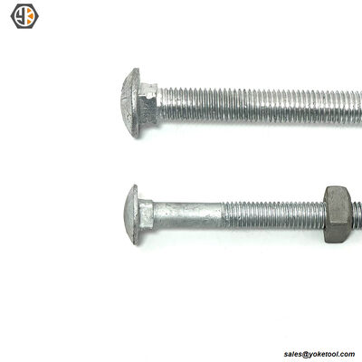 3/8'' Carriage Bolt HDG IEEE C135.1 & CSA C83 SEC Compliant Poleline Fastener