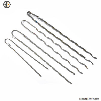 Aluminum Dead End Preformed Guy Grip For Power Fittings