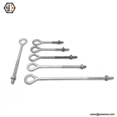 3/4" Oval Eye Bolt HDG IEEE C135.1 & CSA C83 SEC Compliant Poleline Fastener