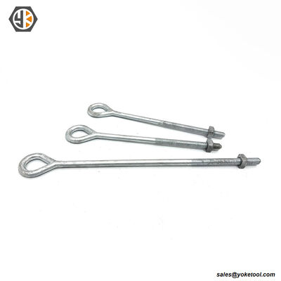 3/4" Oval Eye Bolt HDG IEEE C135.1 & CSA C83 SEC Compliant Poleline Fastener