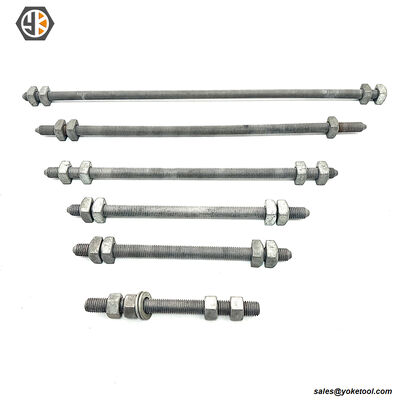 3/4" Double Arming Bolt HDG IEEE C135.1 & CSA C83 SEC Compliant Poleline Fastener