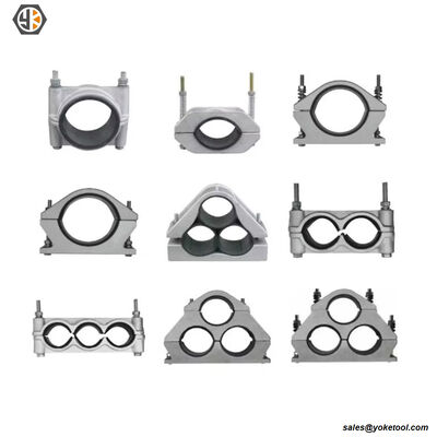 IEC 61914 Aluminium Trefoil Cleats With Single Bolt Fixing