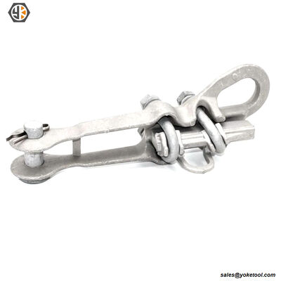 Straight Line Strain Clamp | A356-T6 Aluminum LPDC Casting | Overhead Line Strain Clamp