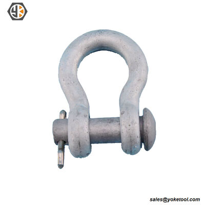 3/8'' D Ring Anchor Shackles Galvanized Screw Pin Heavy Duty Shackle