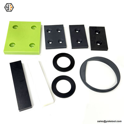 UHMW PE Irregular Shape Machined Parts Wear Plates Cutting Drilling Service