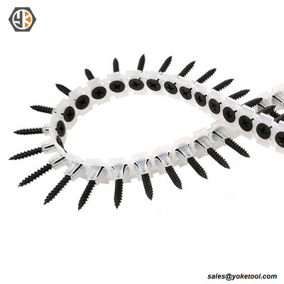 M3.5 M3.9 Black Coarse/Fine Thread Collated Drywall Screws 25mm 35mm 65mm