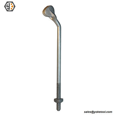 5/8in X 5ft Thimbl Eye Earth Anchor Rod with Expanding Plate Anchor 1/2'' 5/8'' 3/4''