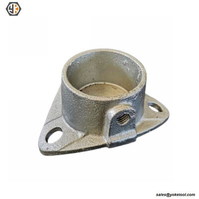 Hot Dip Galvanized Sidewalk Pole Plate and End Fitting iron casting