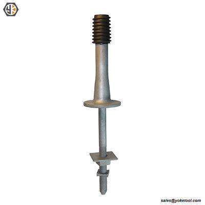 Forged Crossarm Pin Long Shank for wood crossarm