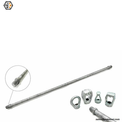 Extension Anchor Rod With Twin Triple Eye Nuts