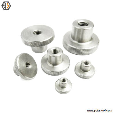 DIN466 M8 Knurled Thumb Nuts High Type Stainless Steel for Mechanical Parts
