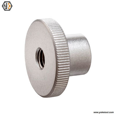 DIN466 M8 Knurled Thumb Nuts High Type Stainless Steel for Mechanical Parts
