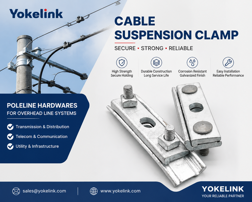 Guy Wire Clamps 1/4in to 7/16in Strand Size | Overhead Line Guy Deadends