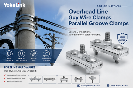 Guy Clamp 3-Bolts Cable Suspension Clamp