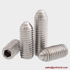 ASME B18.3, DIN 913 Alloy Steel Socket Set screws with Flat Point, Nylok patch