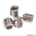 ASME B18.3, DIN 916 Brass Socket Set screws with Cup Point, Nylok patch