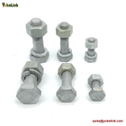 M16 ASTM F3125M Grade A325M Hot Dipped Galvanized Steel Structural Bolt w/A563 DH Nut & F436 Washer