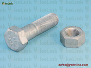 M16X2.0 ASTM F3125M Grade A325M Hot Dipped Galvanized Steel Structural Bolt w/A563 DH Nut & F436 Washer