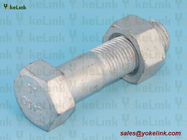 M20 ASTM F3125M Grade A325M Hot Dipped Galvanized Steel Structural Bolt w/A563 DH Nut & F436 Washer