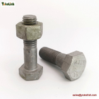 M24 ASTM F3125M Grade A325M Hot Dipped Galvanized Steel Structural Bolt w/A563 DH Nut & F436 Washer