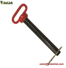 Forged Red Head Hitch Pin 5/8" with R clip for farm tractors and trailers