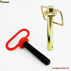 Forged Red Head Hitch Pin 1" with R clip for farm tractors and trailers