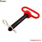 1" Red handle Hitch Pin with Clips
