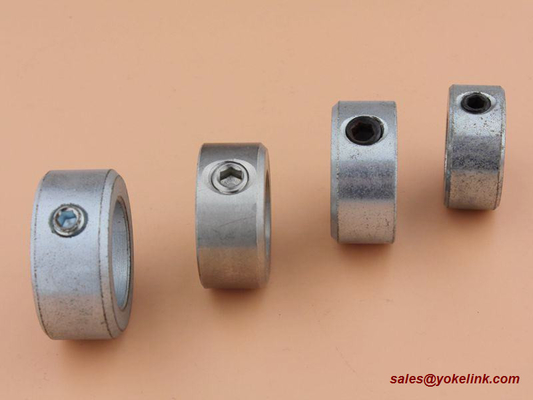 Carbon steel 50 mm set screw Shaft Collars with Zinc Plating