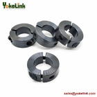 Double split shaft collar 1 1/2 inch two piece Clamp Shaft Collars with Black Oxide finish