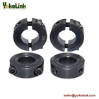 Double split shaft collar 2 1/4 inch two piece Clamp Shaft Collars with Black Oxide finish