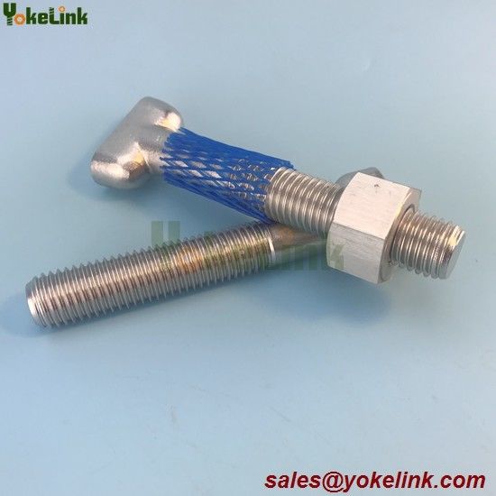 Stainless Steel 5/8” x 3”  waterwork forged T bolts  according to ANSI/AWWA C111/A21.11
