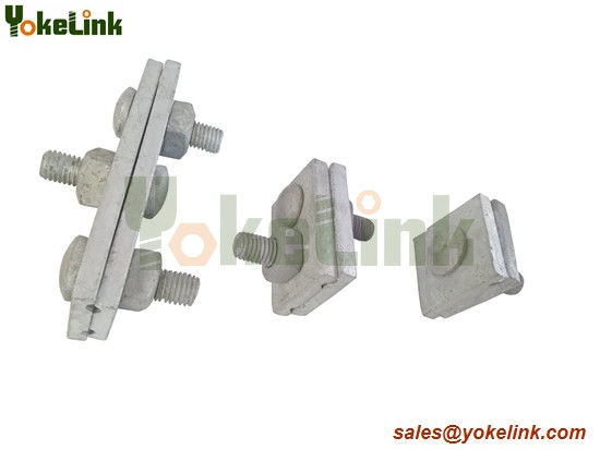 Overhead line Straight 6462 5/8 carriage clamping bolted guy clamp