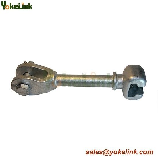 133KN 156KN Cast iron Hot line extension socket clevis For Overhead Transmission Line