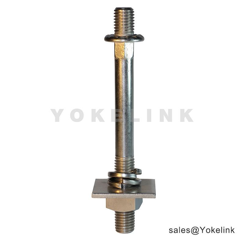 Galvanized Forged 5/8"x 7" Long Shank Line Post Studs For Wood Poles and Cross-Arms