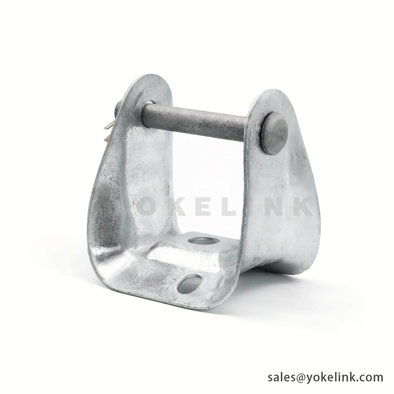ANSI/IEEE C135.20 Spool Insulator Secondary Clevi Iron D Brackets For Electric Power Fitting