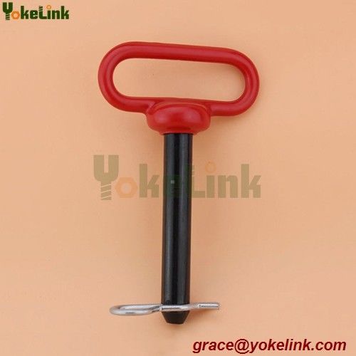 High quality grade 8.8 Red head hitch pin with R pin for tractor linkage parts