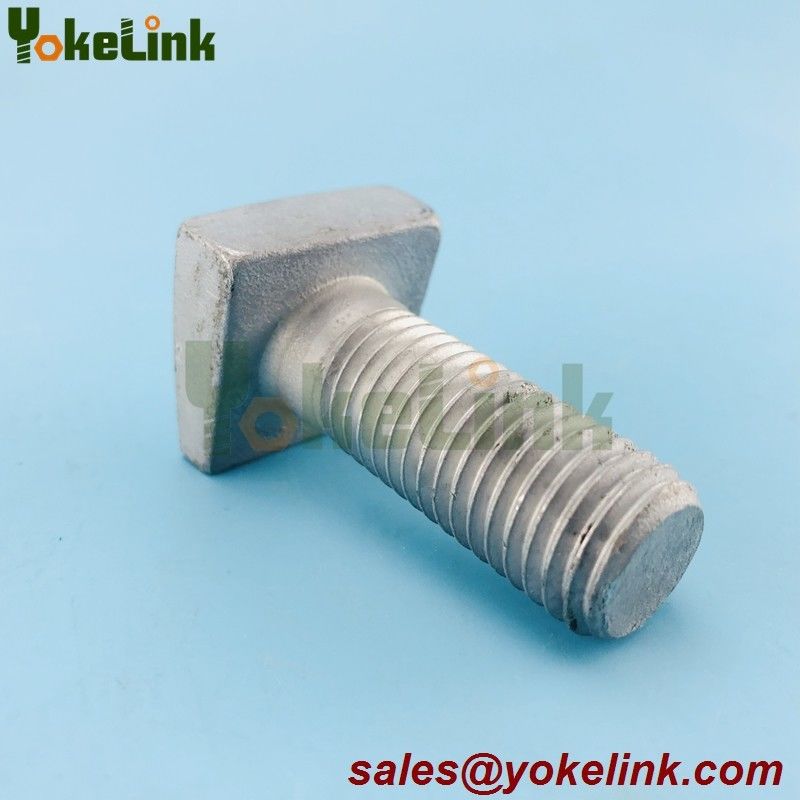 Best Quality Hot Dip Galvanized Askew Head Bolts For Electrical Towers with good price