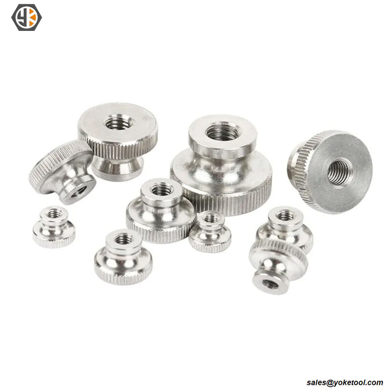 M3 M4 M5 M6 M8 M10 GB835 DIN653 Black Steel Knurl Flat Head Hand Tighten Thumb Screw